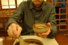 Celebrating our anniversary with rice wine - 7%, not too strong at SamcheongGak Restaurant, Seoul KR