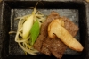 Korean Beef Rib Eye Stek with Wild Pine Mushrooms, at SamcheongGak Restaurant, Seoul KR