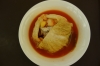 Seafood Hot Pot, Wrapped Kimchi, at SamcheongGak Restaurant, Seoul KR