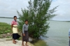 Children at the Catholic Church beside the lagoon in Nuku'alofa