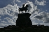 The Copper Horse statue of King George III (As an emperor in the Roman tradition) by Richard Westmacott in 1831, Windsor Great Park GB
