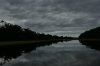 Dark clouds, in the canals. Anavilhanas Archipelago on Rio Negro BR