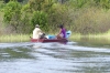 Local people on a boat on the Ariaú River off the Rio Negro BR
