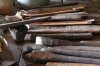Tools used by rubber tappers. Seringal Vila Paraiso Museum (rubber museum), Rio Negro BR