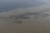 The meeting of the waters - Rio Solimões and Rio Negro near Manaus BR