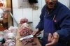 Souk in Amman - chicken liver man