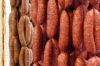 Souk in Amman - sausages