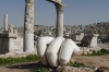 The Citadel, Amman - massive hand from Temple of Hercules