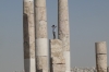 The Citadel, Amman - Temple of Hercules - anyone can climb onto anything