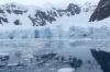 Icebergs and glaciers in Paradise Harbour, Antarctica