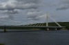 Jätkänkynttilä Bridge on Kemijoki River, Rovaniemi FI
