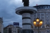 Dusk in Alexander Square, Skopje MK