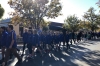 ANZAC Day parade in High Street, Yackandandah VIC