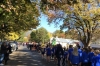 ANZAC Day parade in High Street, Yackandandah VIC