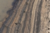 Tidal marks on the Sandy Creek Inlet on Lake Hume VIC