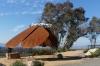 Bogong Moth sculpture at the Jim Newman Lookout on the Great River Road drive VIC