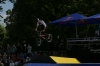 BMX international competition on the bridge near the Monument of Freedom, Rīga LV