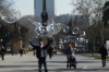 Bubbles near the Arc de Triomf