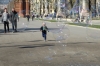 Bubbles near the Arc de Triomf