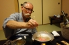 Bruce with Shabu Shabu, first Japanese meal at the Kurodaya Ryokan, Beppu, Japan