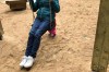 Thea's turn to have a swing. Berlin DE