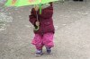 It rained, great time to use her umbrella. Berlin DE