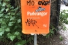 Rubbish bins in Berlin DE. "Park Ranger, thanks for keeping it clean"