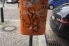 Rubbish bins in Berlin DE. "Please feed"