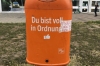 Rubbish bins of Berlin DE. "You are totally fine"