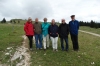 Thea, Heinz, Mieke, Martine, Bruce & Denis walking up Mt Chasseron CH