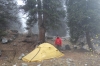 Spaniard from Alicante who is cycling from SEAsia to Spain, Ala-Archa Canyon, Kyrgyrzstan