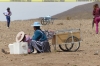 Waiting for the Dakar Rally vehicles in San Cristóbal BO