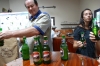 We finished the tour with a hard earned beer. Finca Dos Jefes Coffee Farm, Boquete PA