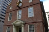 Old State Meeting House and site of Boston Massacre. Boston Freedom Walk