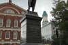 Statue of Samual Adams & Faneuil Hall 'Cradle of Liberty'. Boston Freedom Walk