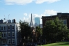 Bunker Hill Memorial Bridge from Bunker Hill Monument. Boston Freedom Walk