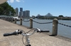 Brisbane on a Bike - Story Bridge & city skyline QLD