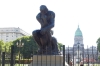 Rodin’s Thinker, Plaza del Congreso, Buenos Aires AR