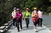 Korean women love to walk and talk, Taejongdae Cliffs, Busan, South Korea