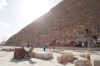 Pyramids of Giza EG, largest is Pyramid of Khufu