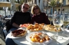 Bruce & Thea enjoy tapas lunch at Badalona ES