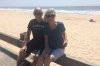Bruce & Thea at Main Beach, Long Island, New York State USA