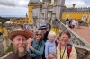 Rest and lunch time for everyone on the Balcony, Pena Palace, Sintra PT