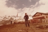 Bruce amongst a few Swiss mountains. Schwarzee CH