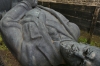 The statue of Lenin in Cēlcis LV (1959)
