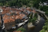 Český  Krumlov from the Castle Tower CZ