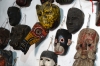 Masks at Moreria Santo Tomas - made by Miguel Ignacio, Chichicastenango GT