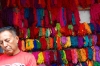 Colourful threads. Market day in Chichicastenango GT