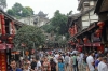 Crowded Saturrday afternoon. Ciqikou Ancient Town, Chongqing, China