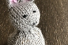 A reversible bunny/duck for Aida for Easter.